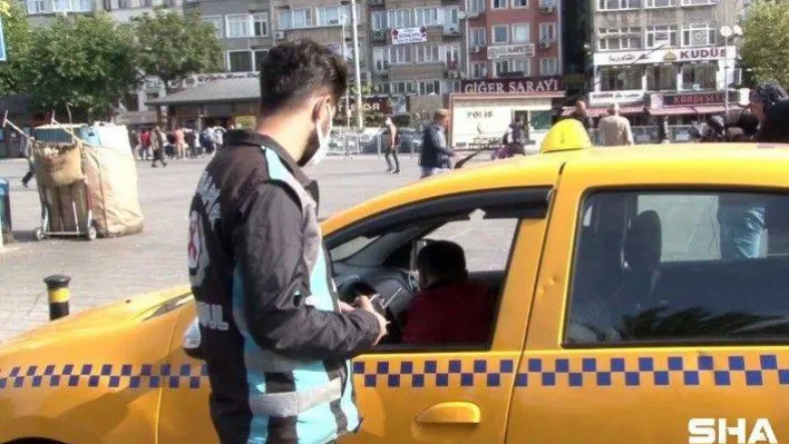 İstanbul'da taksi denetimi: 4 araç trafikten men edildi