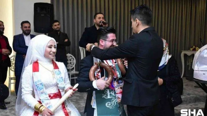 Damada takı yerine 2 kangal sucuk takıldı