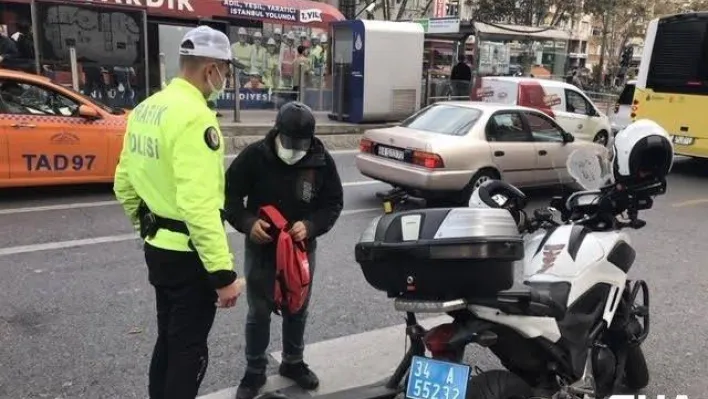 Fatih'te elektrikli scooter denetimi