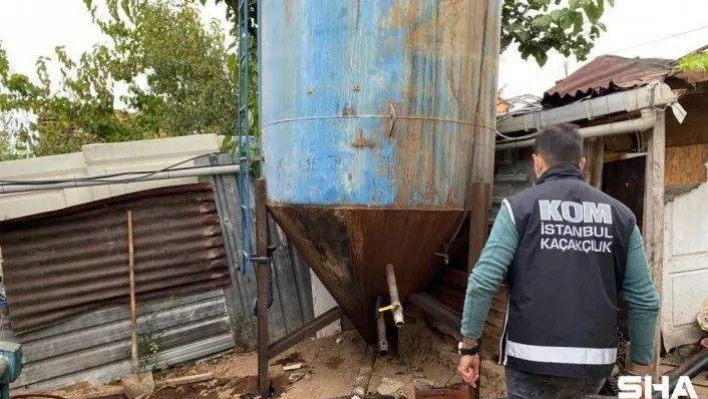 İstanbul'da 73 bin litre kaçak akaryakıt ele geçirildi