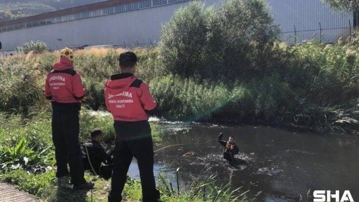 Karsak deresinde ceset araması devam ediyor