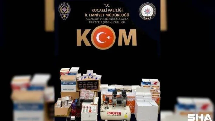 Kocaeli'de kaçak tütün operasyonu: 6 işletmeci gözaltına alındı