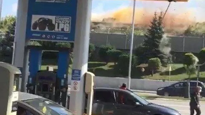 Kocaeli'nde dinamit dehşeti, ortalık savaş alalına döndü