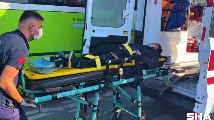 Otobüsten inip yolun karşısına geçmeye çalışan çocuğa araç çarptı