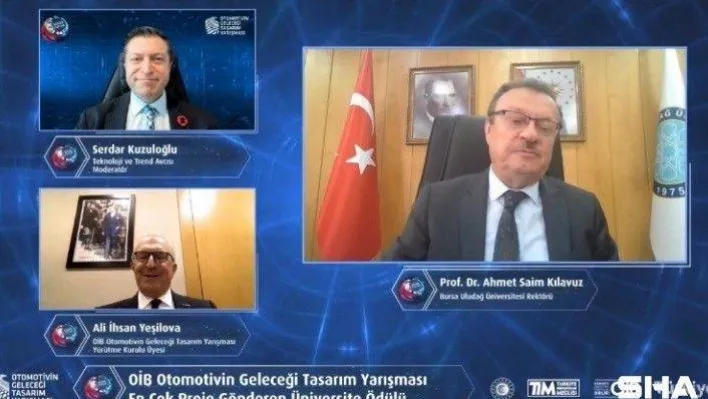 Otomotivin Geleceği Tasarım Yarışması'nda en fazla proje başvuru ödülü bir kez daha BUÜ'nün