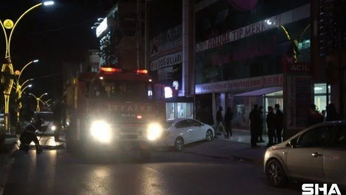 Tıp merkezinde çıkan yangın korkuttu