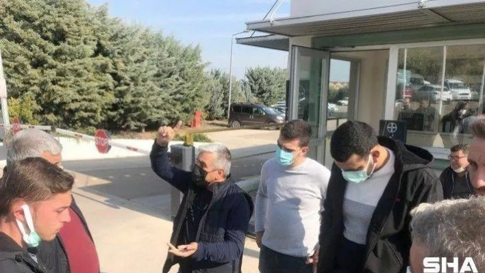 Almanya merkezli firmadan paralarını alamayan üreticiler eylemde