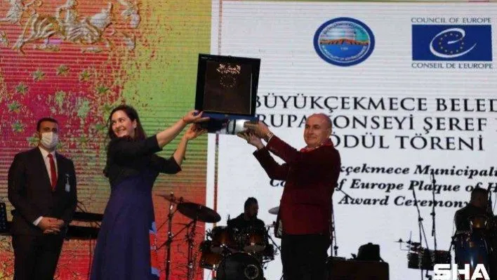 Avrupa Konseyi'nden Büyükçekmece'ye 'Avrupa Şeref Plaketi' ödülü