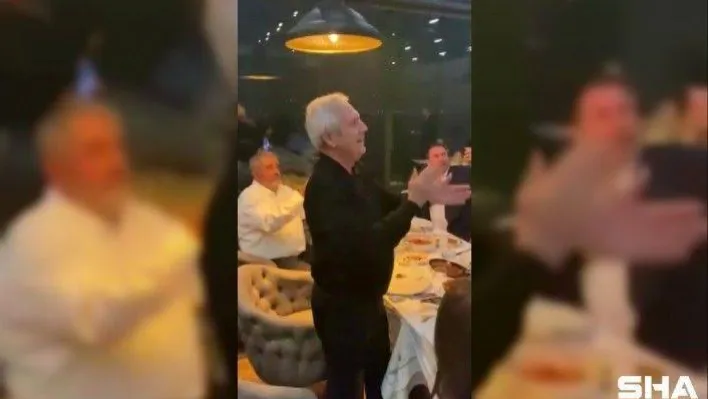 Aziz Yıldırım doğum gününde restoranda dans etti, şarkı söyledi
