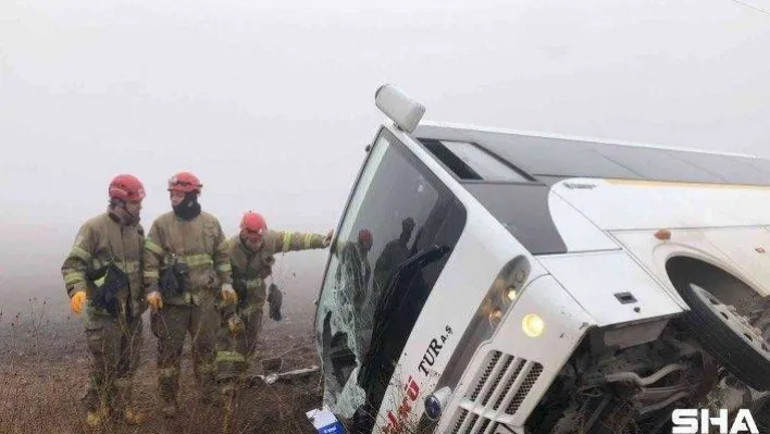 Bandırma'da öğrenci servisi kaza yaptı: 11 yaralı