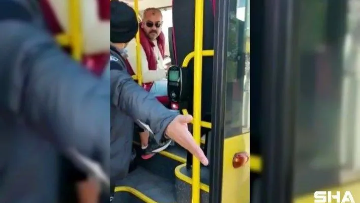 Bursa'da engelli bir kişi özel halk otobüsüne alınmadı