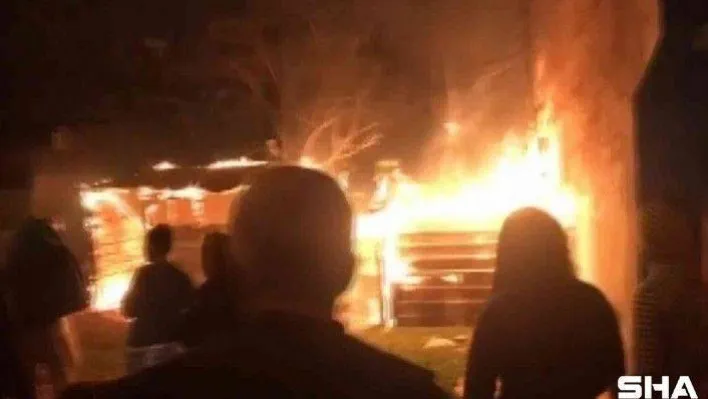 Bursa'da lodosun etkisiyle büyüyen yangın paniğe sebep oldu