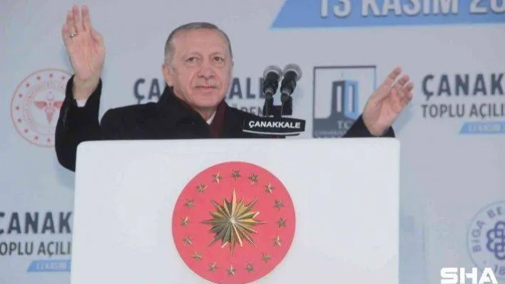Cumhurbaşkanı Erdoğan: 'O yumrukları millete değil, gücünüz yetiyorsa bize sallayın'