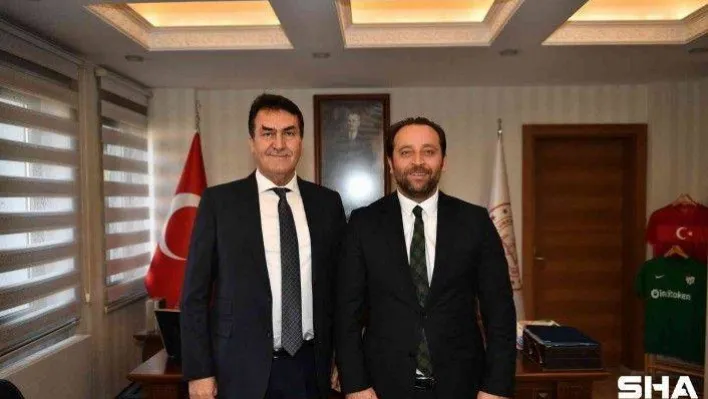 Dündar'dan İl Millî Eğitim Müdürü Gür'e hayırlı olsun ziyareti