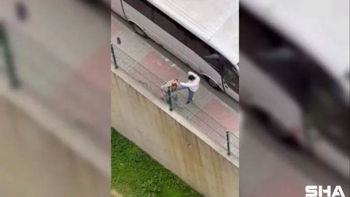 Eski eşini sokak ortasında dövüp saçlarını kesti