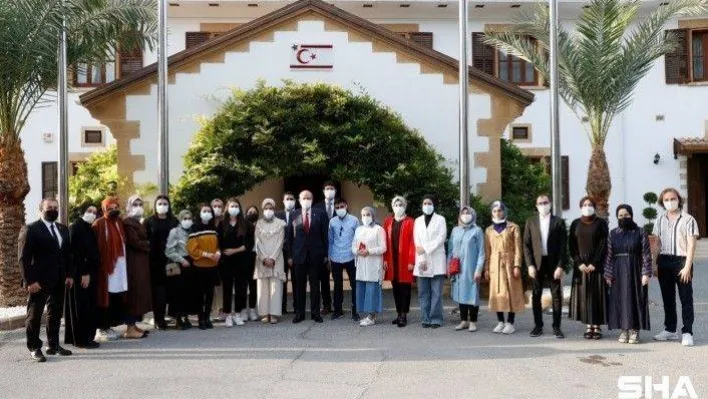 Genç Diplomasi Akademisi'nden, KKTC Cumhurbaşkanı Ersin Tatar'a ziyaret