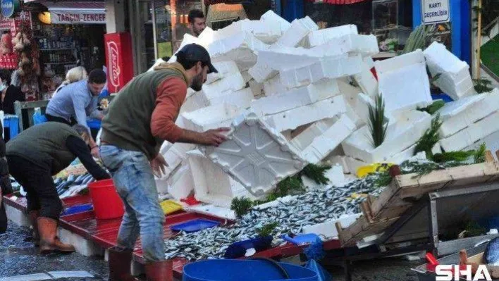 Hamsinin kilosu 5 TL'ye düştü, dakikalar içerisinde tonlarca satıldı