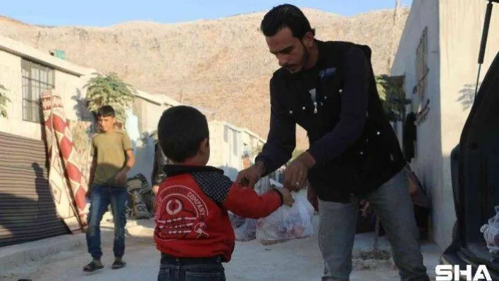 Hayırseverlerin kışlık yardımları iç savaş bölgelerine ulaştırılıyor