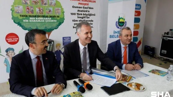 İnegöl'de çocuklar gerçek kahramanların hikâyeleri ile büyüyecek