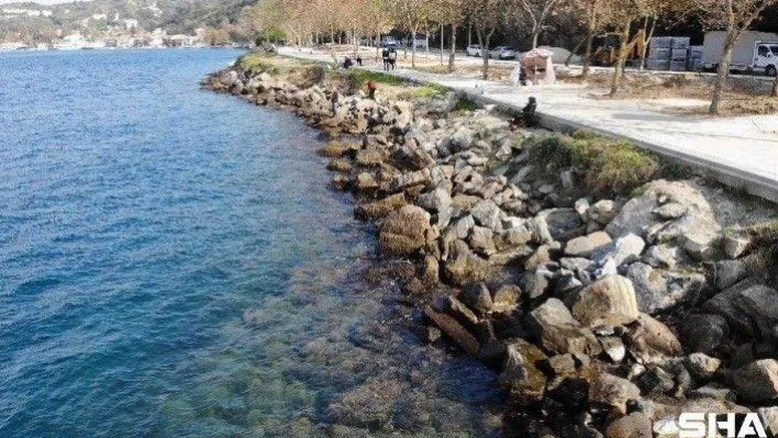 İstanbul'da tedirgin eden görüntü: Beykoz'da deniz çekildi