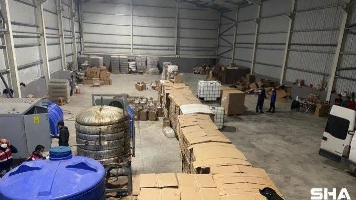 Jandarmadan yılbaşı öncesi 3.5 milyonluk sahte alkol operasyonu