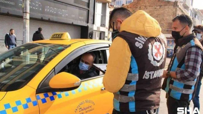 Kadıköy'de taksilere yönelik denetim
