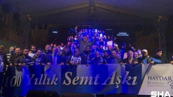 Kasımpaşa Spor Kulübü'nün 100. Yılı coşkuyla kutlandı