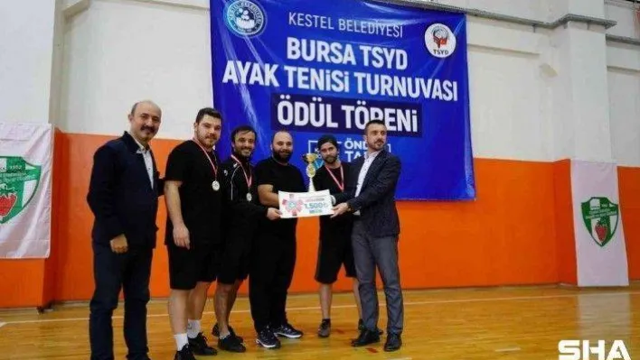 Kestel Belediyesi TSYD Ayak Tenisi Kupası'nda şampiyon belli oldu