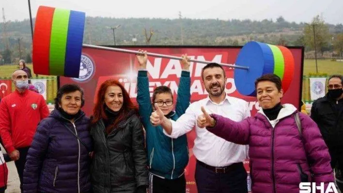 Kestel'de 100 sporcu 'Cep Herkülü' için koştu