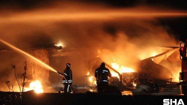 Oto lastikçide çıkan yangın kontrol altına alındı