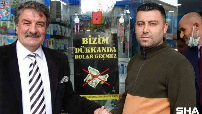 Pendik'te kapı kapı esnafı dolaşıp doları boykot ettiler