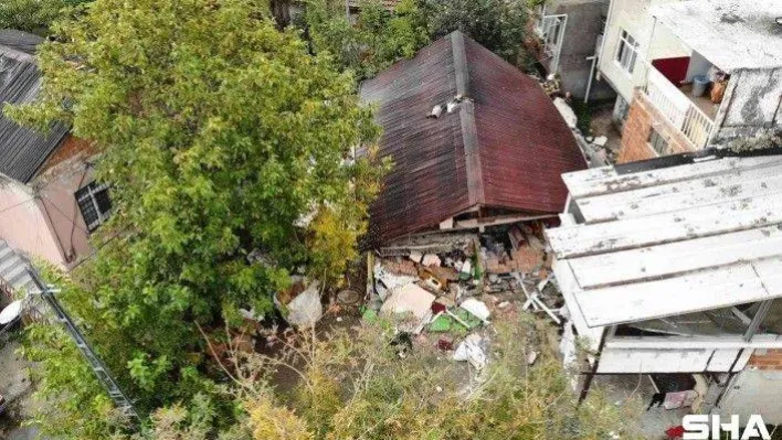 Pendik'te tek katlı binada patlama: 1 yaralı