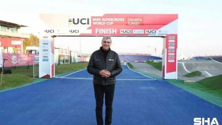 Şampiyonlar BMX Dünya Kupası için Sakarya'da yarıştı