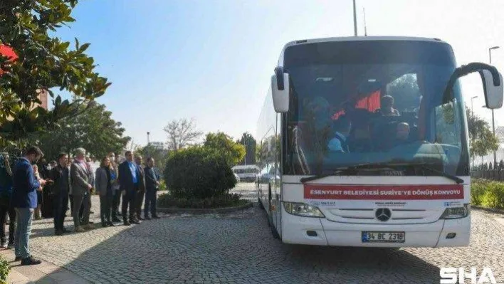 Suriyeli mülteciler için başlatılan 'Gönüllü Geri Dönüş Projesi' hız kesmeden devam ediyor