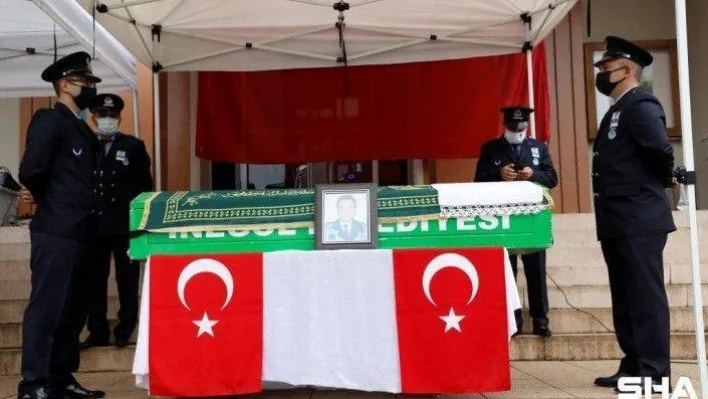 Vefat eden zabıta komiseri için tören düzenlendi