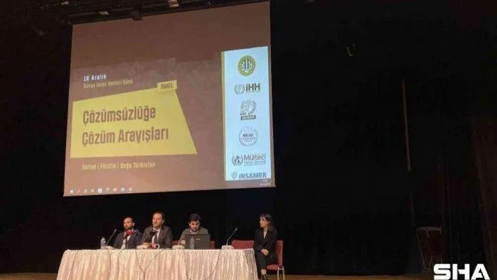 &quot10 Aralık Dünya İnsan Hakları Günü&quot kapsamında panel düzenlendi