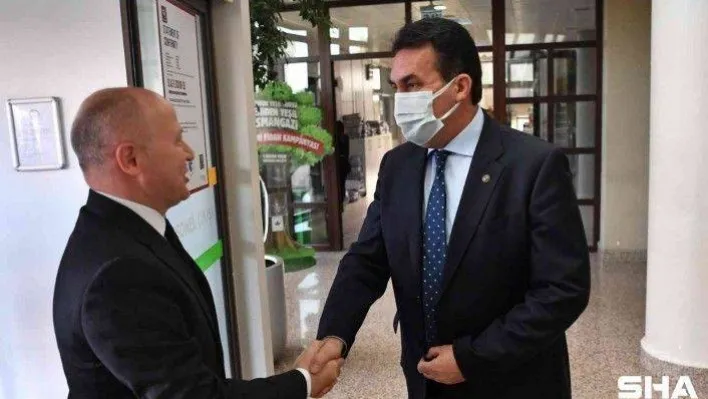 AK Parti İl Başkanı Gürkan'dan Başkan Dündar'a ziyaret