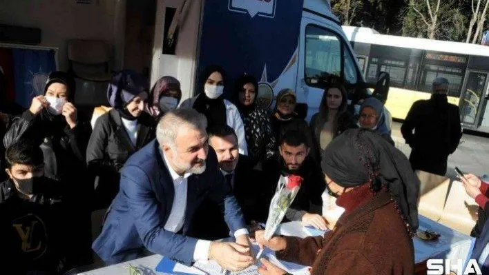 AK Parti İstanbul İl Başkanı Osman Nuri Kabaktepe Şişli'de engellilerle buluştu