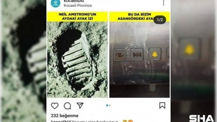 Asansördeki ayak izinin sahibini böyle rezil ettiler