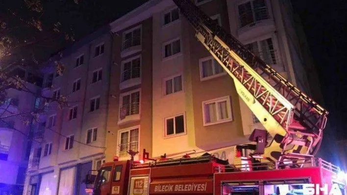 Bilecik'te elektrikli ısıtıcıdan çıkan yangın paniğe neden oldu