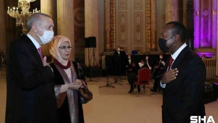 Cumhurbaşkanı Erdoğan, Kongo Demokratik Cumhuriyeti Cumhurbaşkanı Felix Tshisekedi ile bir araya geldi