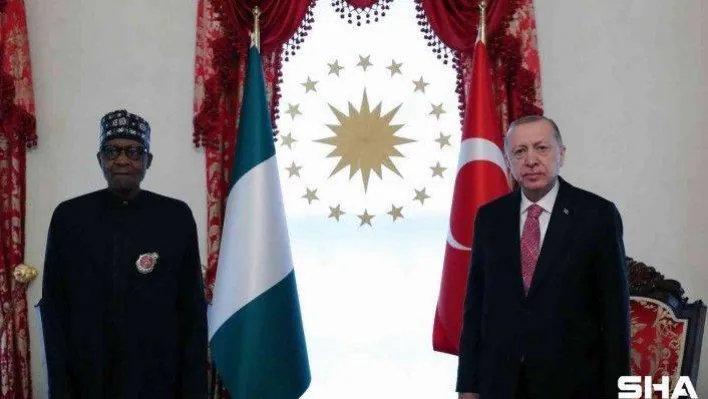 Cumhurbaşkanı Erdoğan, Nijerya Cumhurbaşkanı Buhari ile bir araya geldi
