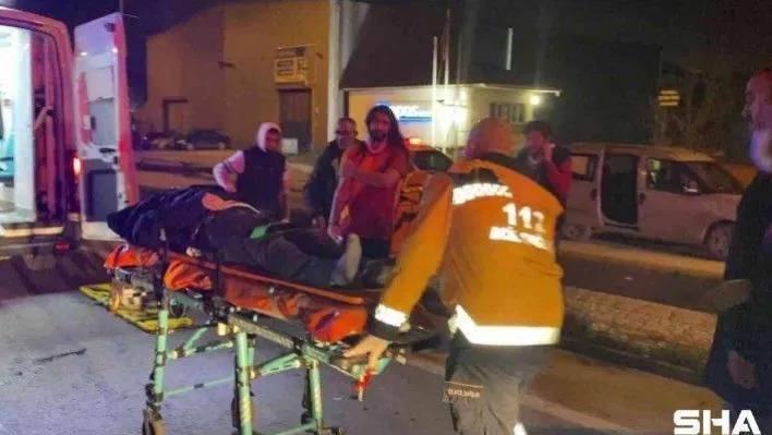 D-100'de iki işçi servisi çarpıştı, ortalık savaş alanına döndü