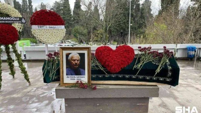 Eski İstanbul Barosu Başkanı Yücel Sayman son yolculuğuna uğurlandı