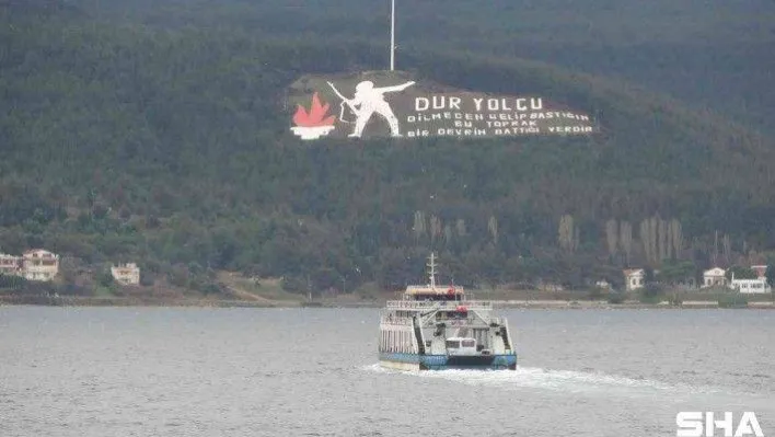 Gökçeada ve Bozcaada'ya bazı feribot seferleri iptal edildi