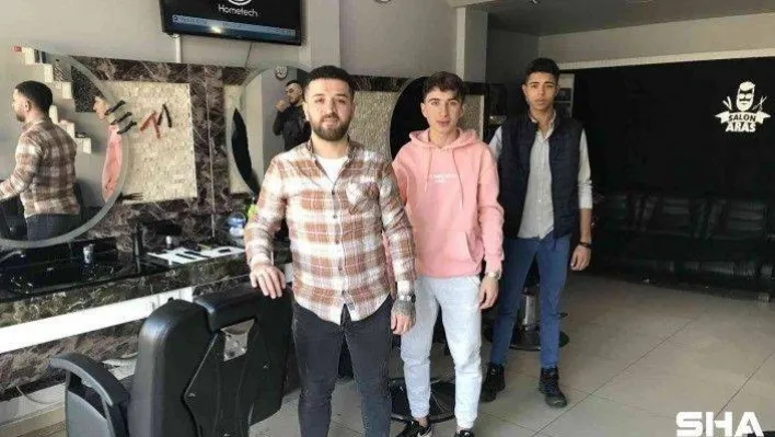 İmkansızlıklarla okuyan berber, ihtiyaç sahibi öğrencileri bedava tıraş edecek