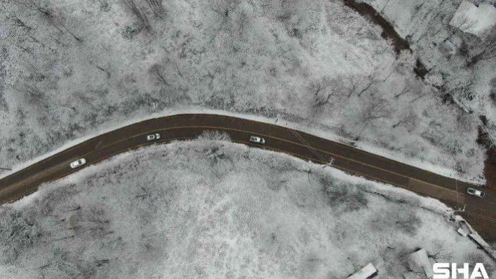 İstanbul'un yanı başında 1 metre kar var