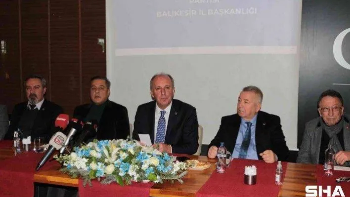 Memleket Partisi lideri İnce: 'Üretim seferberliği başlatılmalı'