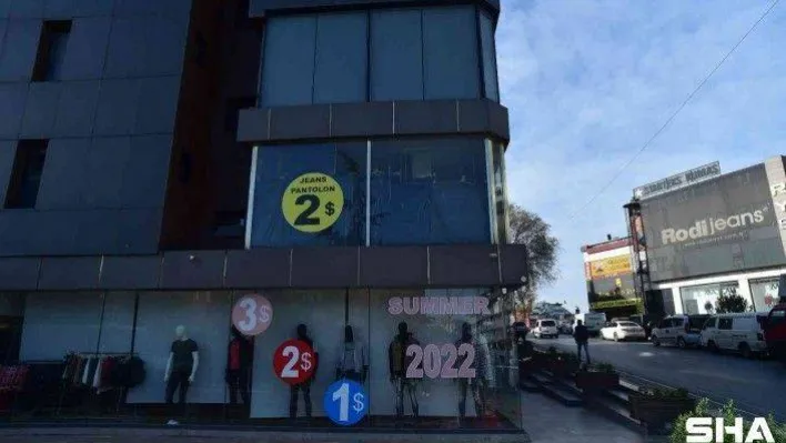 Merter tekstil piyasasında etiketler dolara dönüştü