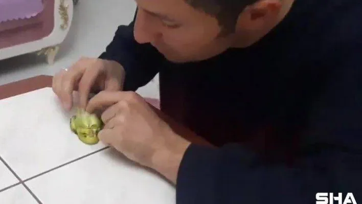 Ölen kuşunu dakikalarca kalp masajı yapıp 2 kez hayata döndürdü